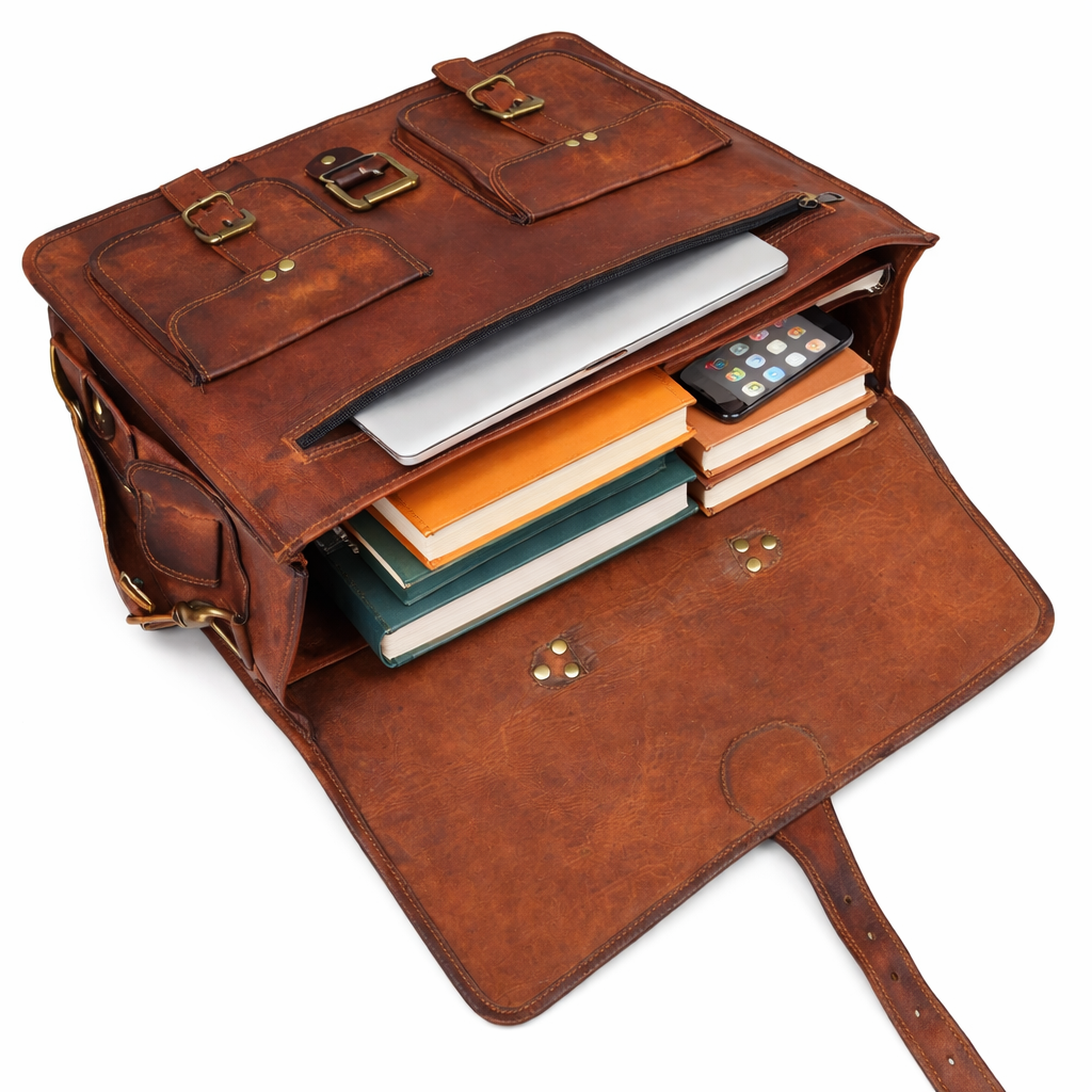 Handmade Leather Briefcase for Men – Levinson Leather Goods