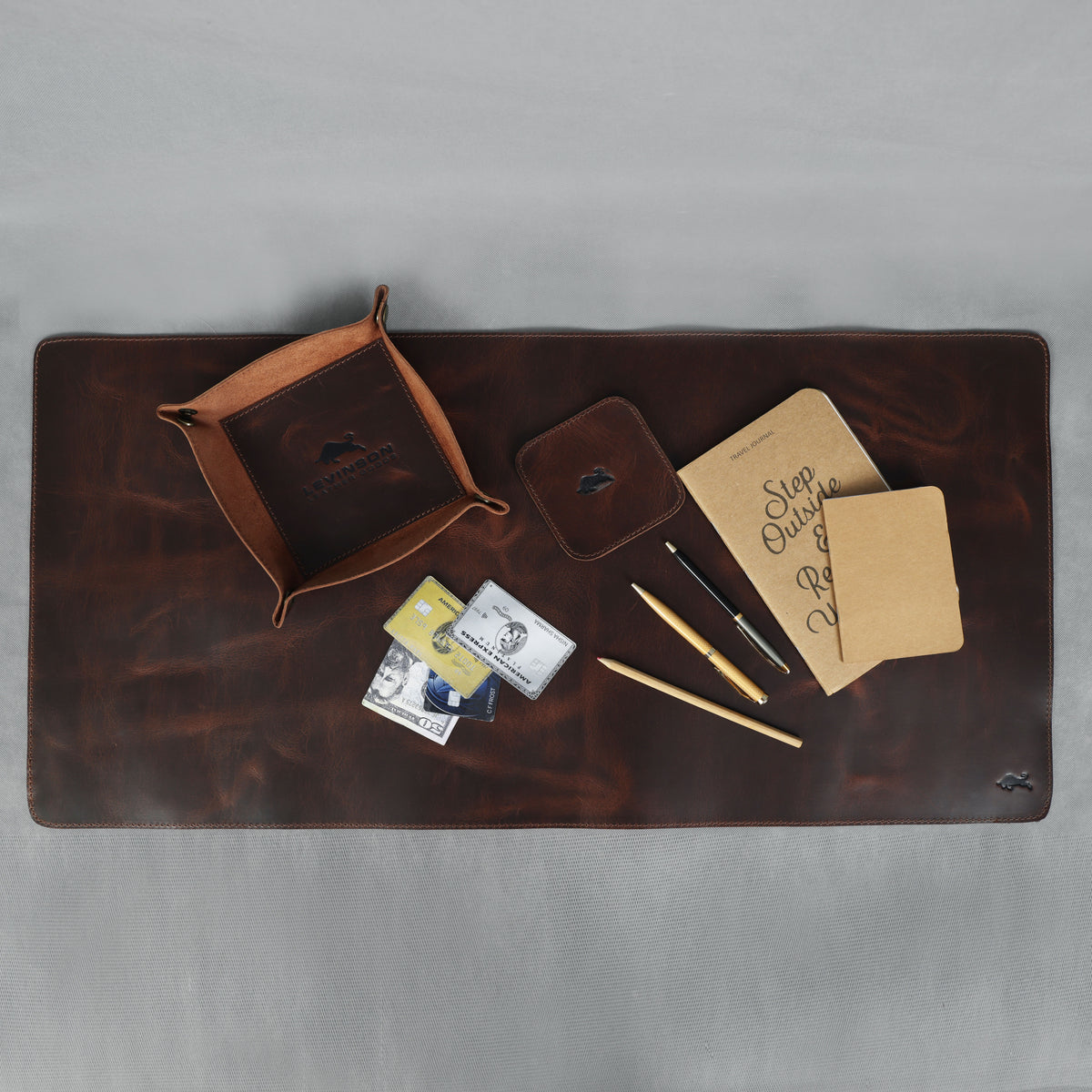 Everyday Premium Leather Desk Set
