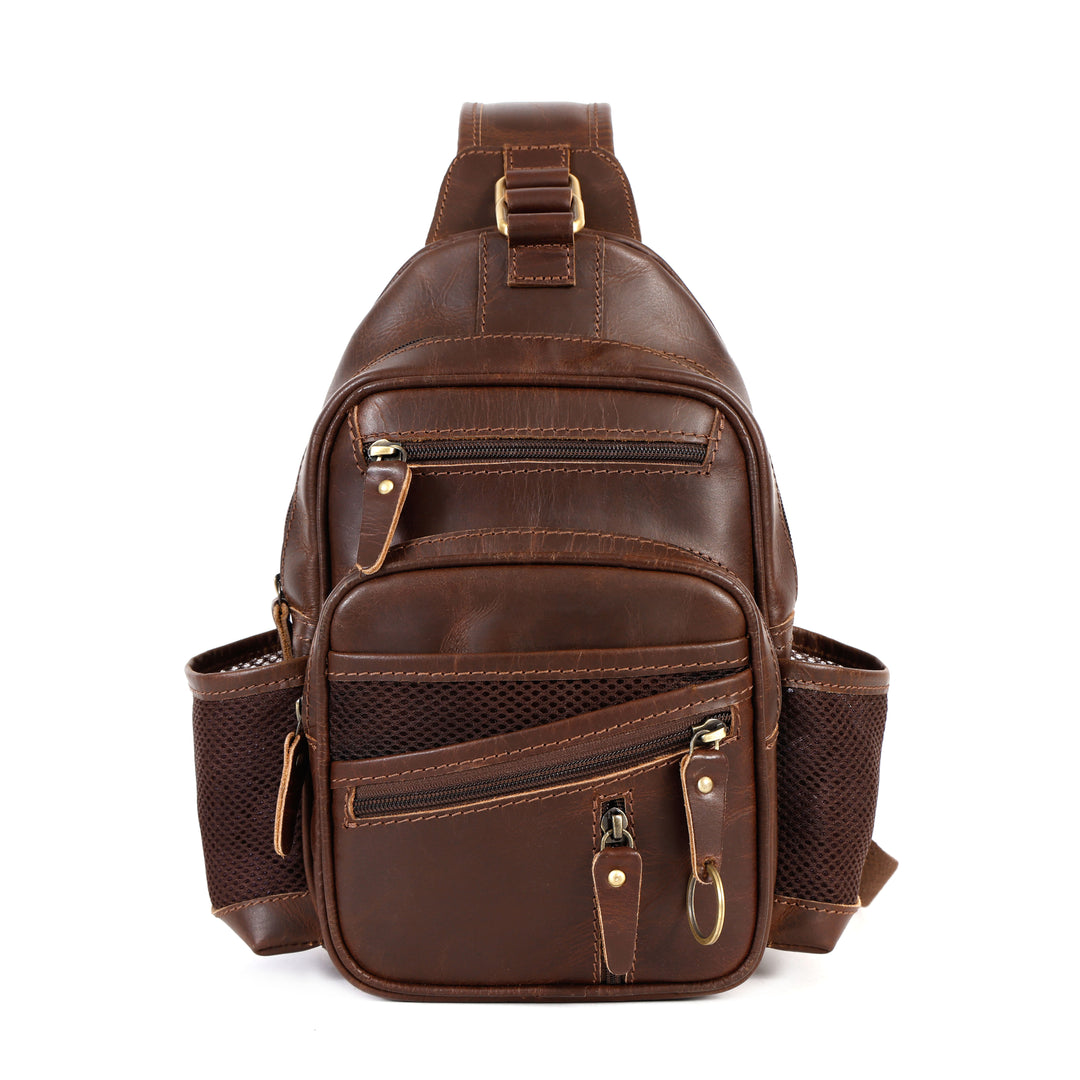Buffalo Leather Sling Bag – Levinson Leather Goods