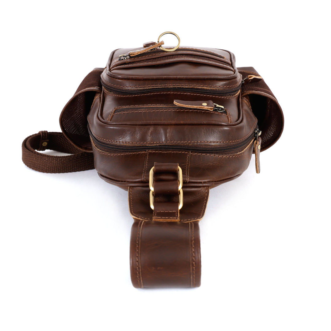 Buffalo Leather Sling Bag