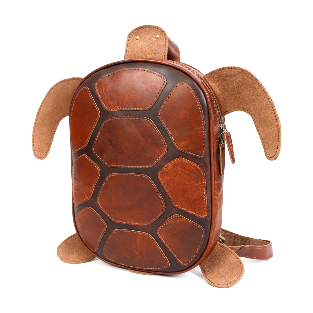 Buffalo Leather Turtle Backpack for Men & Women | Levinson Leather