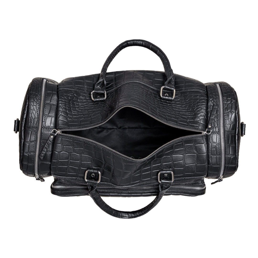 タWunderkammer blackmeans Leather Bag Damien Black Leather Duffel Bag for Men – Levinson Leather Goods