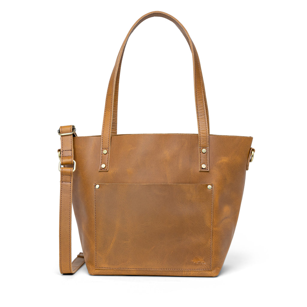 Sienna Buffalo Leather Tote Bag – Levinson Leather Goods