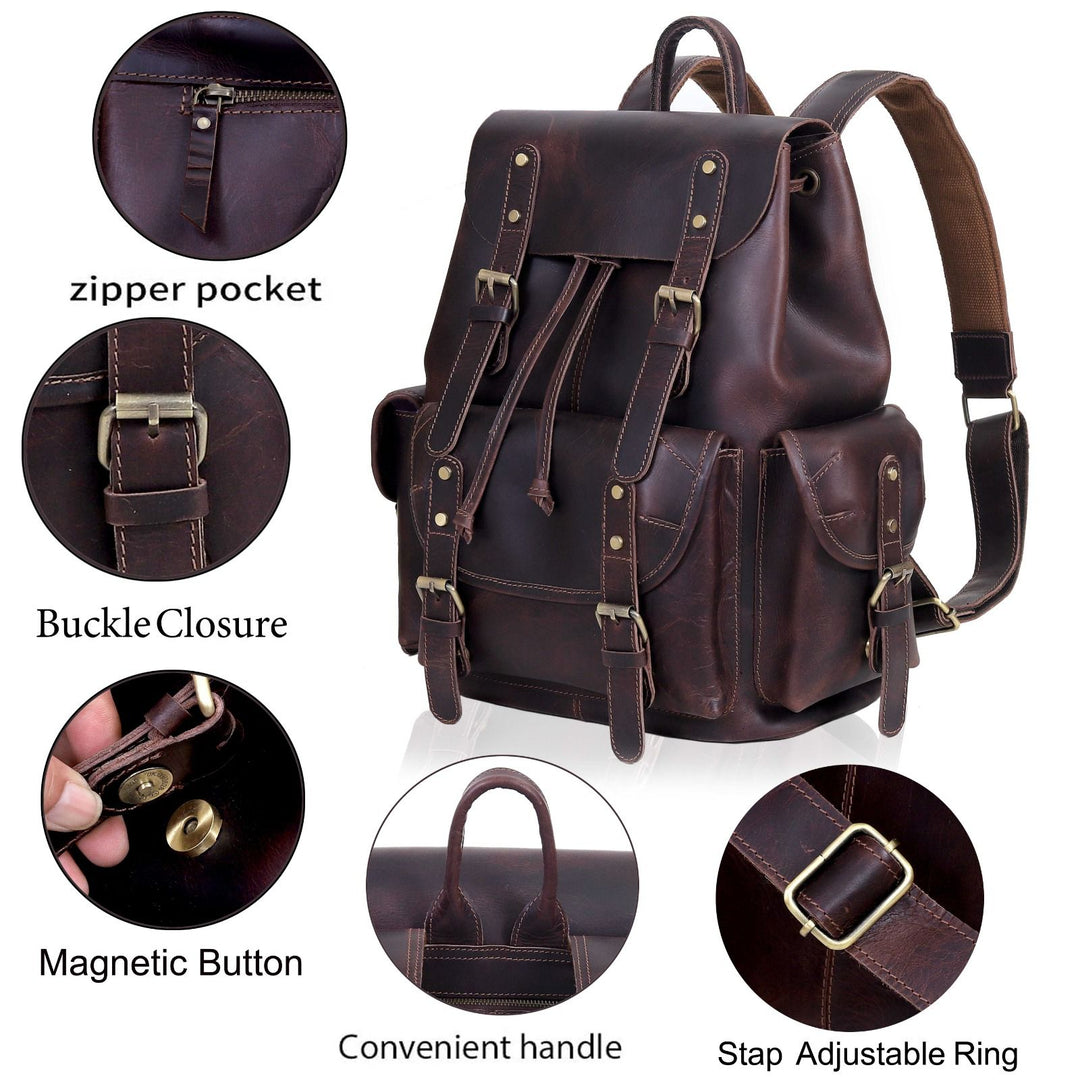 Leather Backpack for Men & Women | Reed