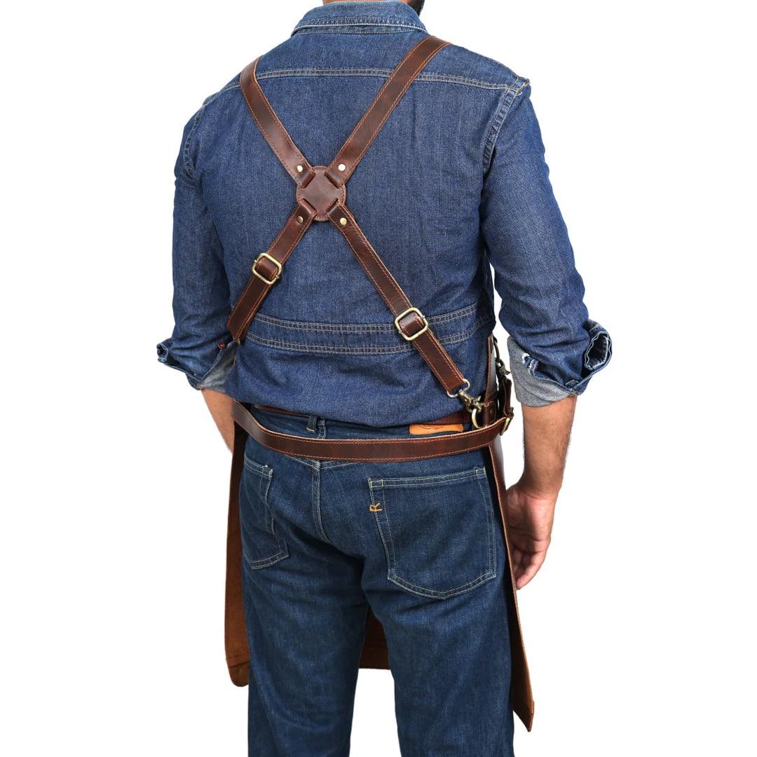 Handmade Buffalo Leather Apron – Levinson Leather Goods