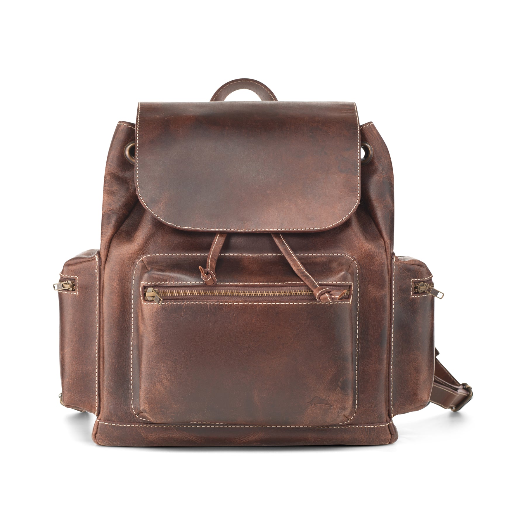 Buffalo Leather Backpack for Men & Women | Spring | Levinson Leather ...