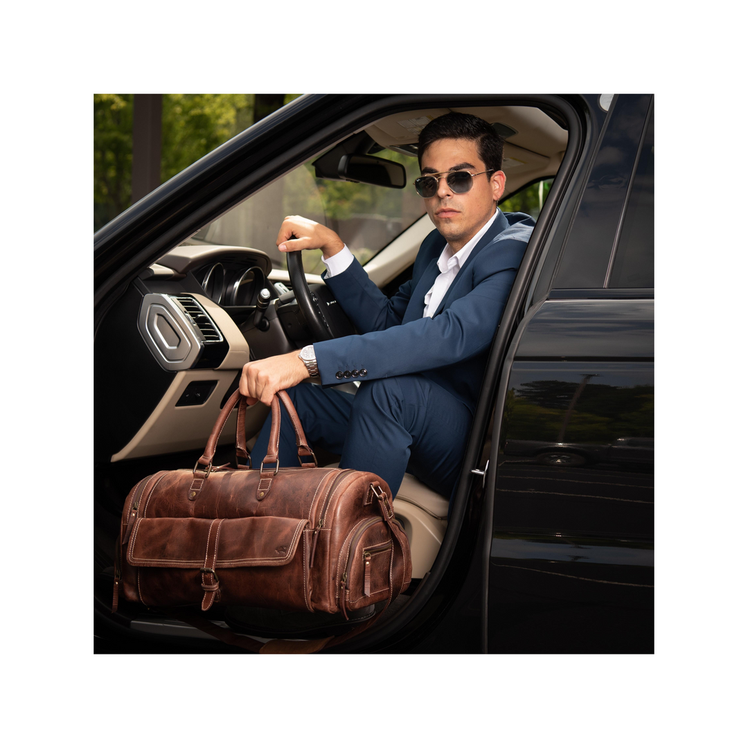 Leather Duffel Bag | Buffalo Leather Duffel Bag 20