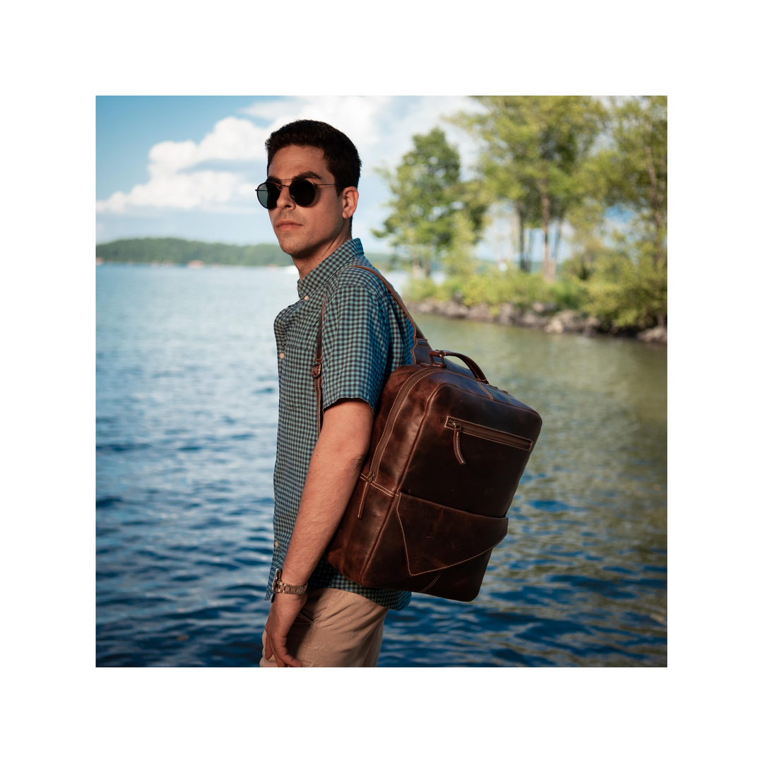 buffalo david bitton leather backpack Best Leather Backpack For Men & Women